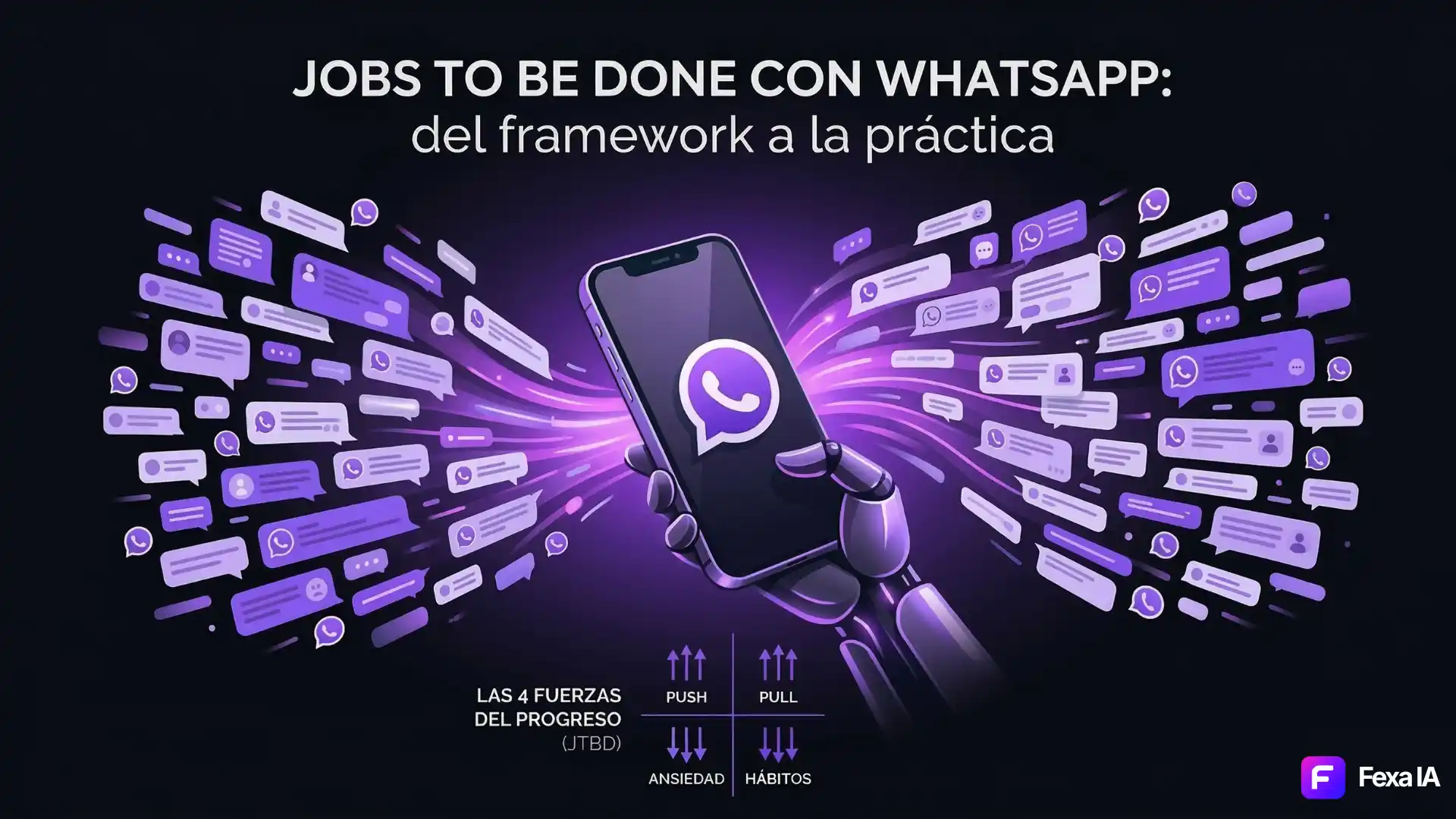 Jobs To Be Done aplicado con WhatsApp en escala